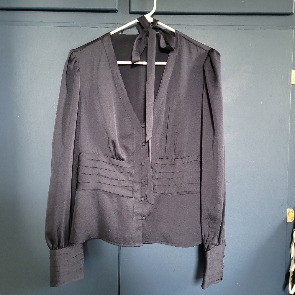 Express Midnight Blue Blouse